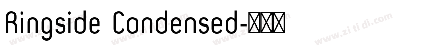 Ringside Condensed字体转换